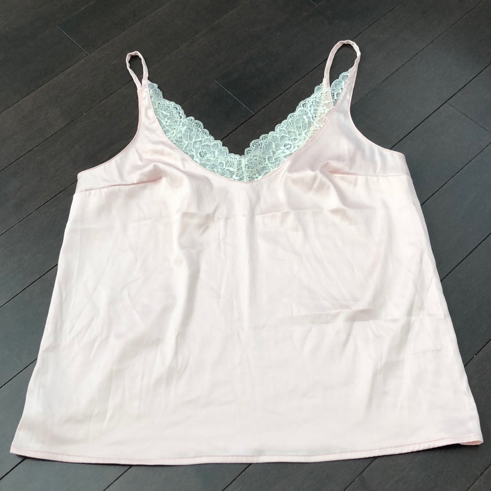 Soft and Silky Blush Pink with Lace Cami